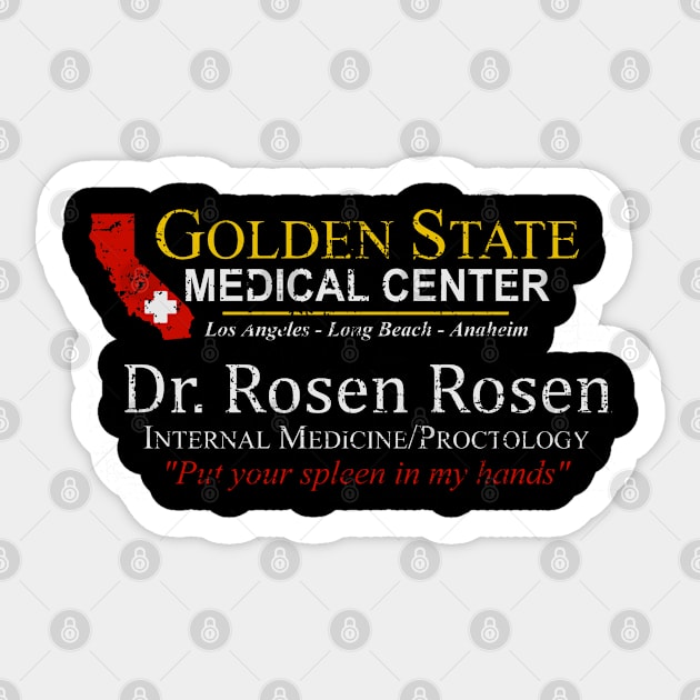 Dr. Rosen Rosen Sticker by woodsman